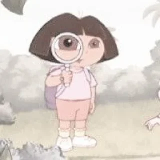 💗 — ᵕ̈ 🍒 dora the explorer @A2DFONT, sticker Telegram 17 sur 30