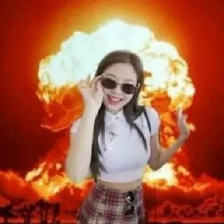 😎 Jennie stiker ● @VINKHA, Telegram sticker 8 of 19