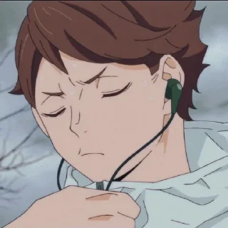 😾 oikawa by ; @stikeranimeniebg, стікер Telegram 2 з 21