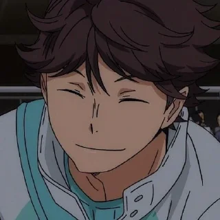 ☺️ oikawa by ; @stikeranimeniebg, стікер Telegram 10 з 21