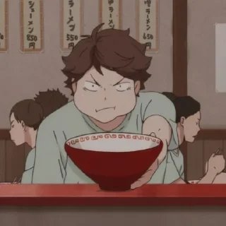 🍙 oikawa by ; @stikeranimeniebg, стікер Telegram 13 з 21