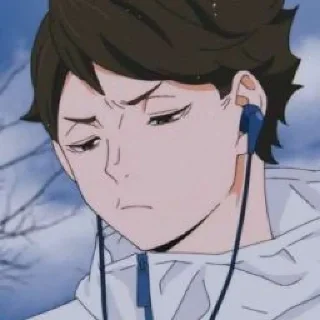 😾 oikawa by ; @stikeranimeniebg, стікер Telegram 4 з 21