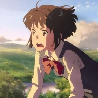 ❄️ mitsuha by @stikeranimeniebg, Telegram sticker 12 of 39