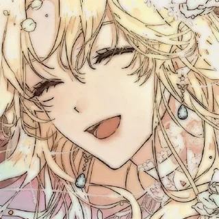 💭 @tsukinoyowru ％ ： @romantikel, стикер Telegram 2 из 95