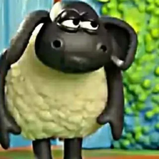 🐑 timmy @tikelkartun, стикер Telegram 2 из 33