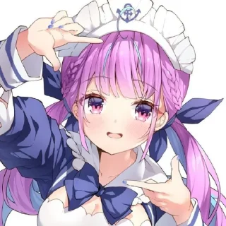 💗 ❒ Minato Aqua ; @tempatbagibagi, Telegram sticker 18 of 25