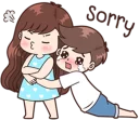 😭 Boobib Cute Couple 💋, sticker Telegram 2 sur 120