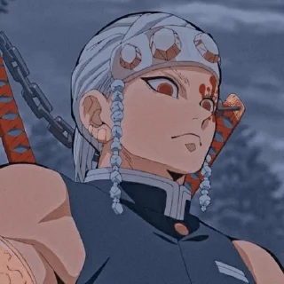 ⛓ Tengen Uzui || @SNKnotee, sticker Telegram 18 sur 20