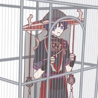 ⚠️ Scaramouche - @kei_ithh, Telegram sticker 23 of 52