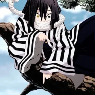 📓 Obanai Iguro 𔓕 @StikerAnimee, sticker Telegram 17 sur 50