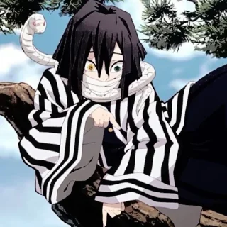 📓 Obanai Iguro 𔓕 @StikerAnimee, sticker Telegram 23 sur 50