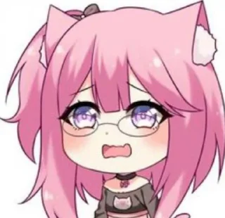 😟 Neko, sticker Telegram 7 sur 13