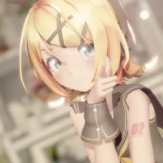 ⛅️ ❍ Kagamine Rin - @tikelcity, стікер Telegram 21 з 35