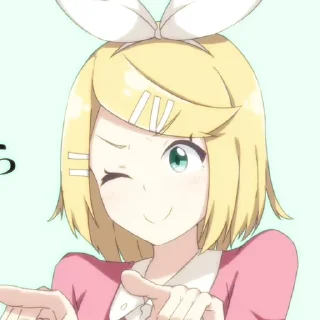 ⛅️ ❍ Kagamine Rin - @tikelcity, стікер Telegram 13 з 35