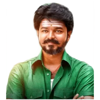 😊 Thalapathy vijay || @Goku_ke_stickers, Telegram sticker 6 of 39