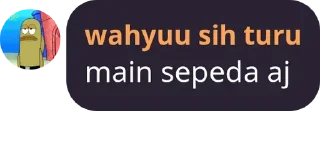 😜 yahaha wahyu, sticker Telegram 24 sur 26