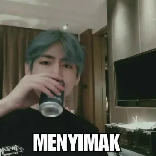 👂 taehyung, стикер Telegram 17 из 21