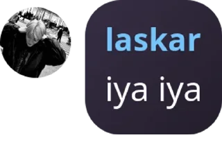 🖤 laskar anak baik, стікер Telegram 16 з 38