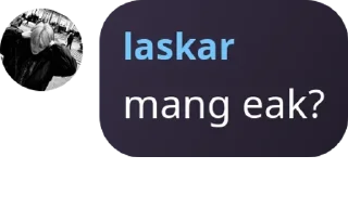 🖤 laskar anak baik, стікер Telegram 17 з 38