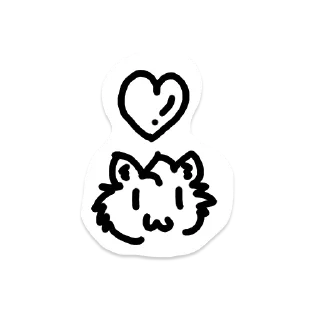 ❤️ Meow Wei, стікер Telegram 11 з 14