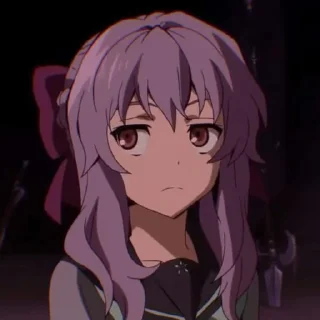 🔮 Shinoa Hiiragi ; @yourtikel, Telegram sticker 10 of 30