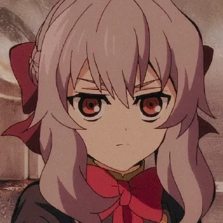 🐨 Shinoa Hiiragi @SayuOgiwara22, Telegram sticker 15 of 23
