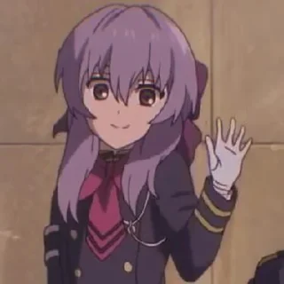 🔮 Shinoa Hiiragi ; @yourtikel, Telegram sticker 12 of 30
