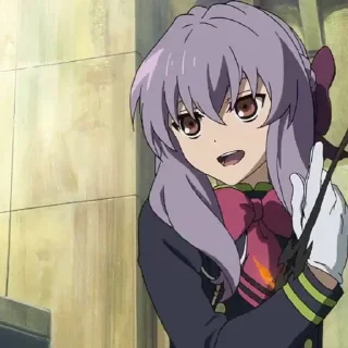🗡 ❍ shinoa Hiiragi - @sakutikel, Telegram sticker 24 of 31