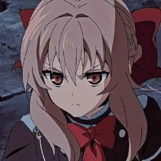 🐨 Shinoa Hiiragi @SayuOgiwara22, Telegram sticker 11 of 23