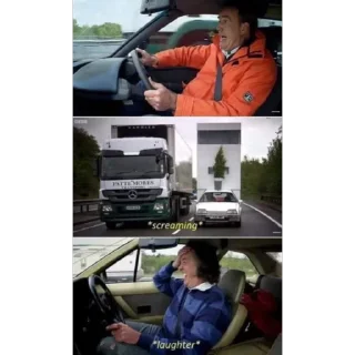 🤣 Top Gear, стикер Telegram 8 из 18