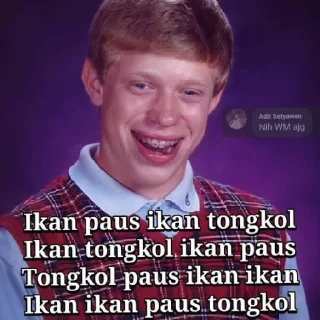😄 @indonesianmeme kren, sticker Telegram 6 sur 50