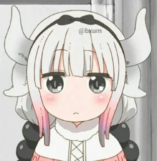 😑 Kanna kamui, sticker Telegram 12 sur 15