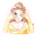 😜 Beauty and the Beast (Romantic), sticker Telegram 19 sur 41