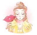 😘 Beauty and the Beast (Romantic), sticker Telegram 21 sur 41
