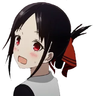 😳 Kaguya Shinomiya • @nicololi, стікер Telegram 20 з 46