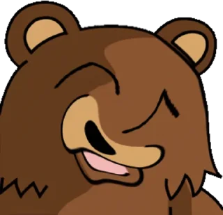 🐻 pedo, стикер Telegram 13 из 14