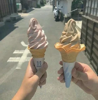 Ice cream @stiker_makanan