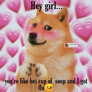 ❤️ l Cheems l @StIcKeRs_X_SoHaM l Dog l, sticker Telegram 18 sur 100
