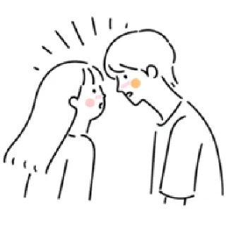 😳 minimalist's love | @cutestickers4you, стікер Telegram 10 з 40