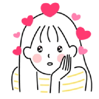 🥺 minimalist's love | @cutestickers4you, стікер Telegram 9 з 40