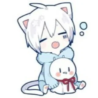 ☁️ ☁️ MafuMafu ☁️ : @AmatsukoHomes, sticker Telegram 19 sur 40