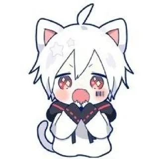 ☁️ ☁️ MafuMafu ☁️ : @AmatsukoHomes, sticker Telegram 9 sur 40