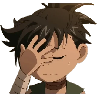 😔 Dororo • @AnimeCrunch_Stickers, sticker Telegram 4 sur 70