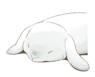 🐇 ⋆ Taremimi rabbit mix! ࿈ 𖡻 @petiteyeux, Telegram sticker 6 of 40