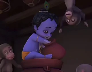 😌 Krishna little, стікер Telegram 24 з 32