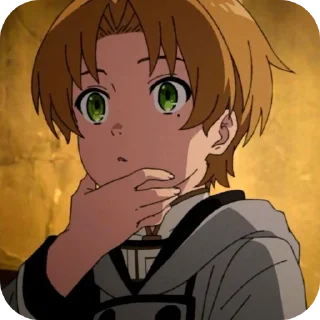 ✋ Rudeus Greyrat - [ @AniStickerz ], стікер Telegram 14 з 30