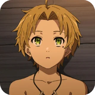 😎 Rudeus Greyrat - [ @AniStickerz ], стікер Telegram 15 з 30