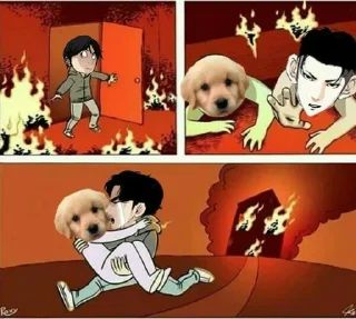 😅 LOOKISM meme, Telegram sticker 14 of 16