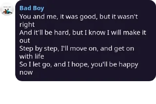 ☺️ badboi vol1 quote, Telegram sticker 24 of 30