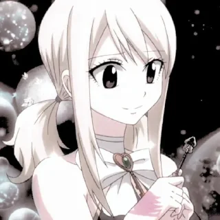 🗝 Lucy Heartfilia, Telegram sticker 21 of 64